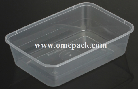 M650 PP rectangular food container 650ml