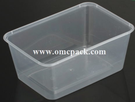 ML1000 Plastic food container with lid 1000ml