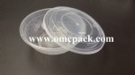 1050ml disposabe plastic noodle bowl with dome lid